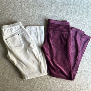 Set of Corduroy Hue Leggings - size Small